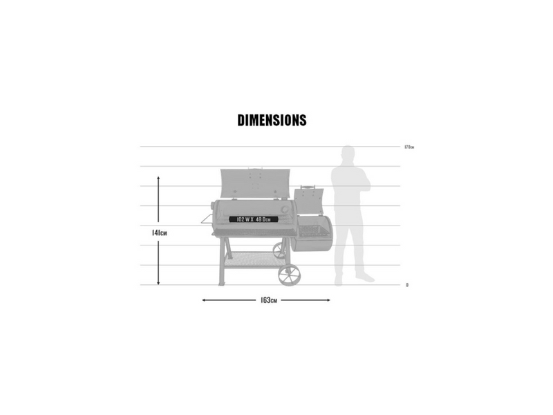 Oklahoma Joe’s® Longhorn Reverse Flow Offset Smoker