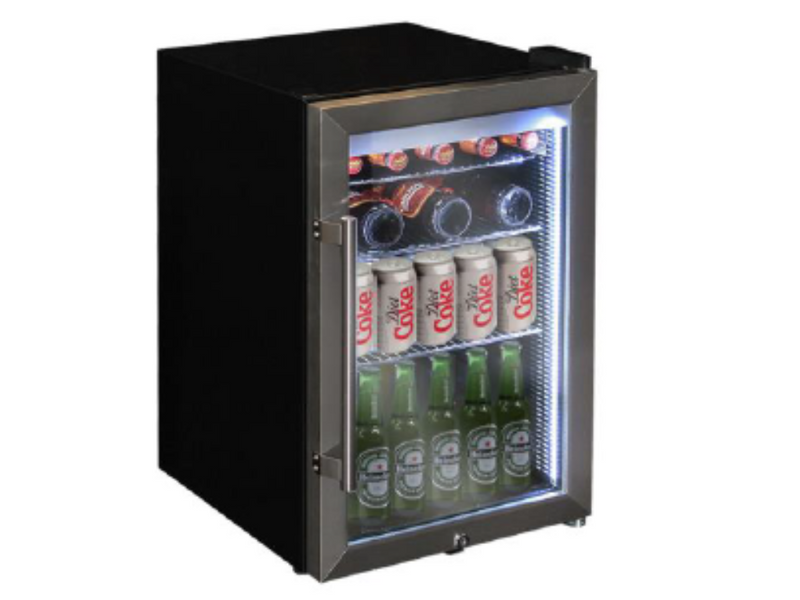 Heller 70L Electric LED Home Office Beverage Cooler Fridge